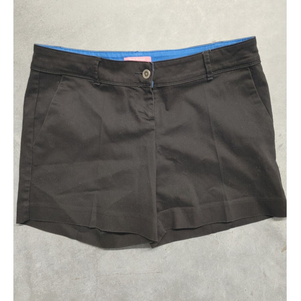 Isaac Mizrahi Shorts Casual Chino Sz 10 Black